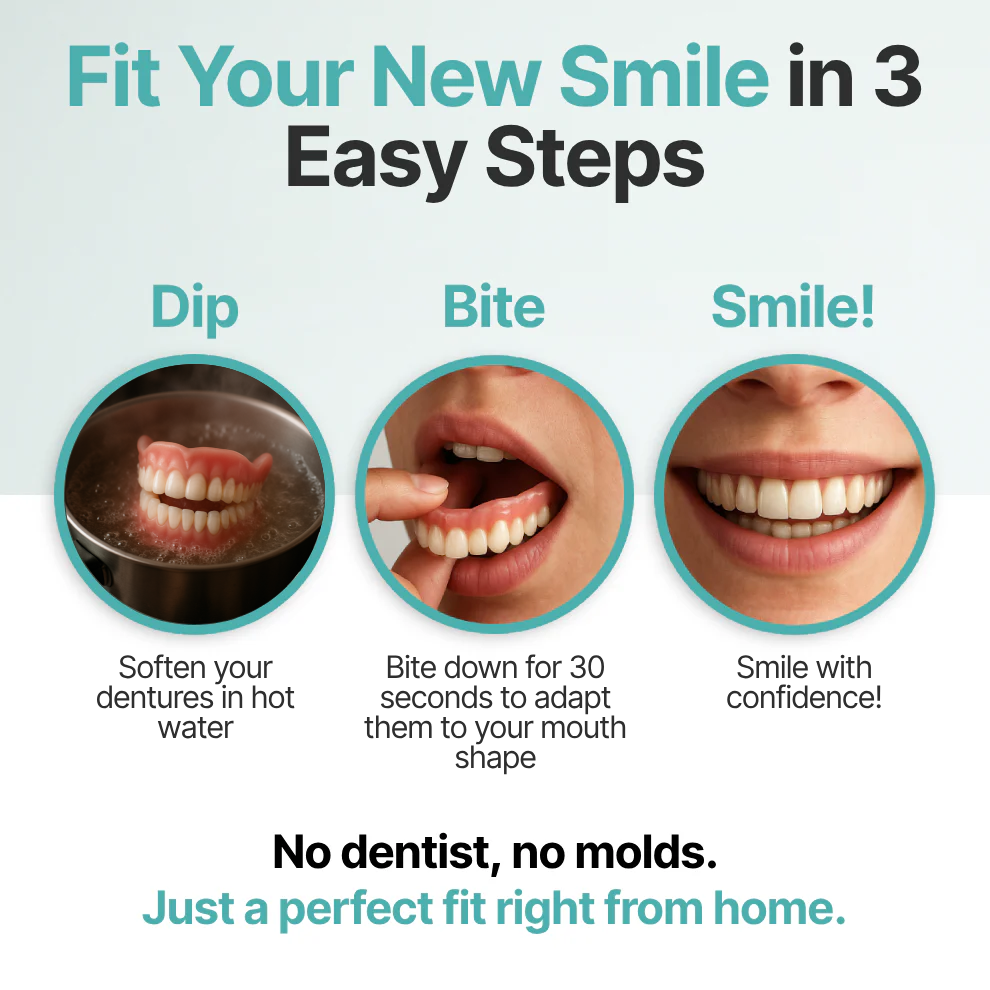 𦷠Fit Full Functional Dentures Make you more confident