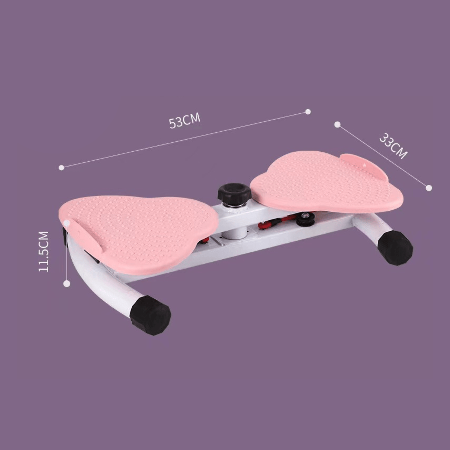 Multi-Functional Portable Twister Stepper with Resistance Bands for Home Workout