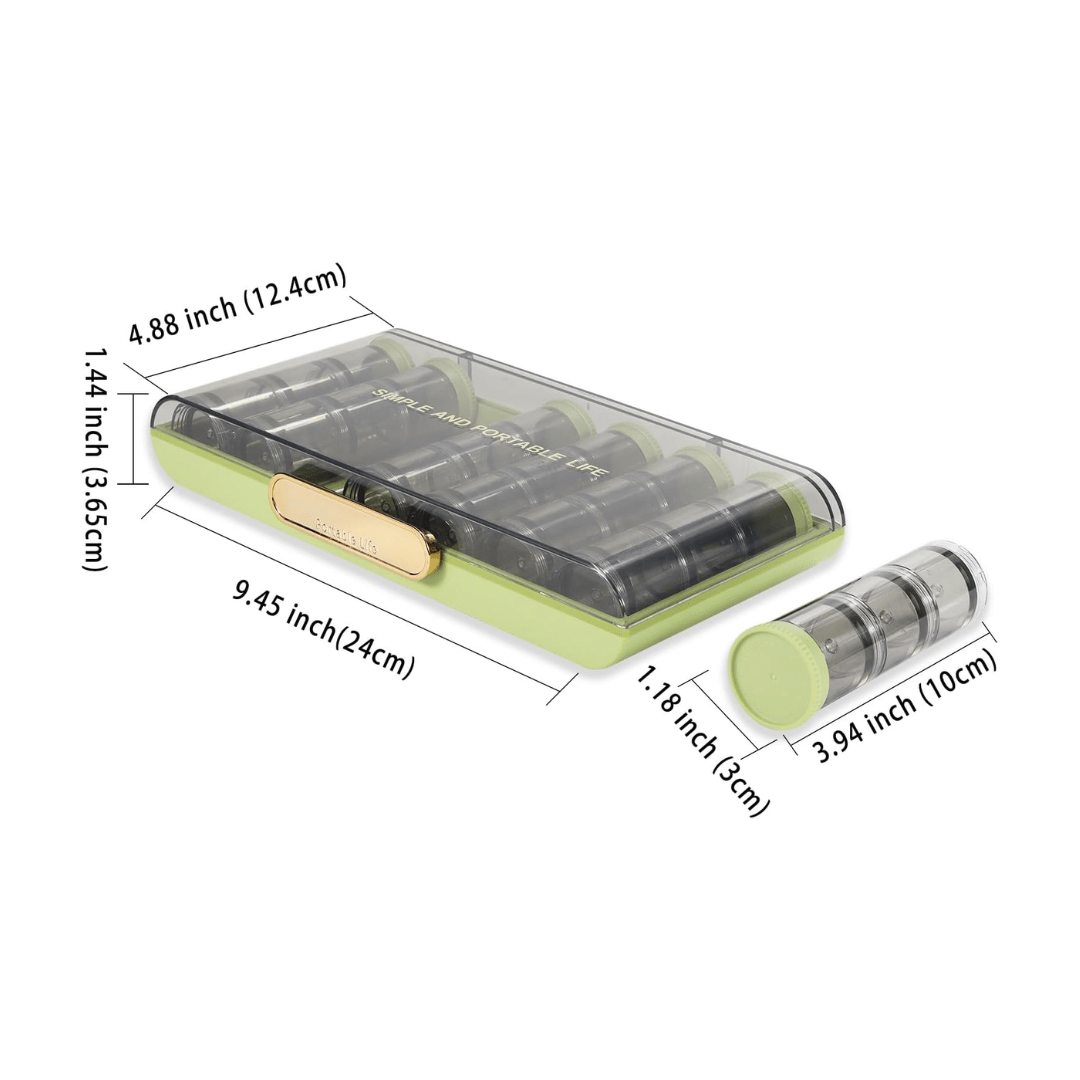Multi-purpose Mini Container With Adjustable Dividers