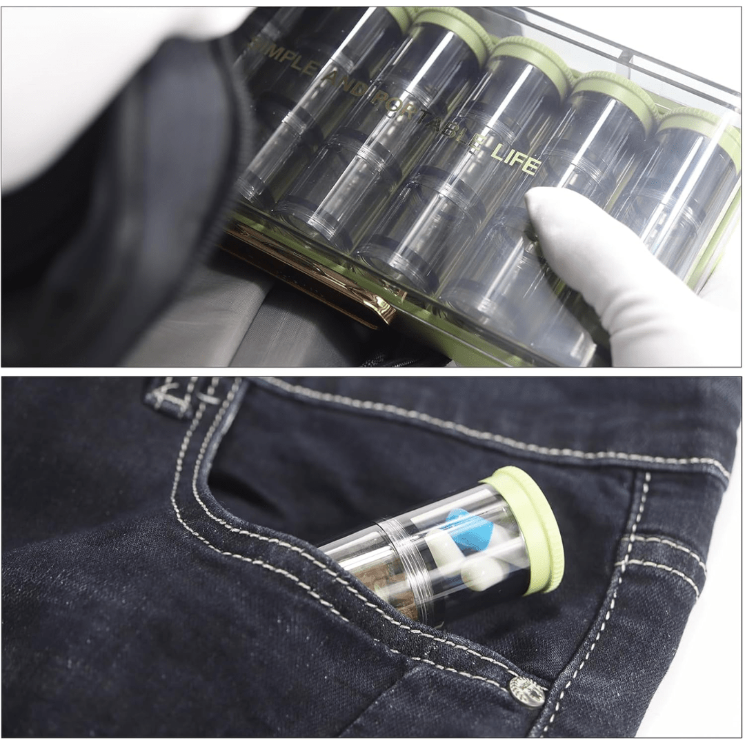Multi-purpose Mini Container With Adjustable Dividers