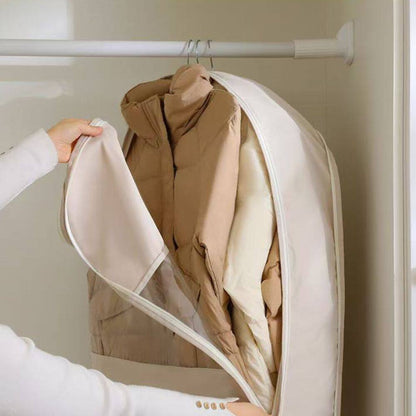 Space Saving Hanging Coat Compression Cover