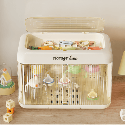 Foldable Dustproof Double-Layer Baby Storage Organizer (43.6 cm)