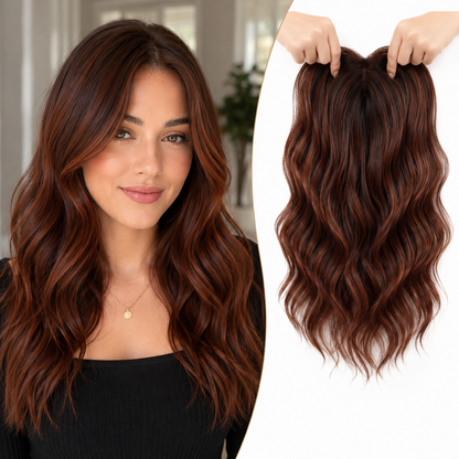 ⚡ Final Hours –🌷2026 New Lightweight & Breathable Wavy Hair Topper