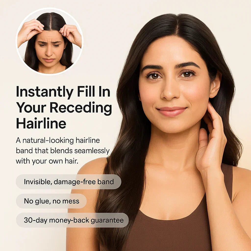 ✨ Natural Hairline Topper For A Fuller Look