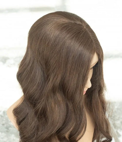 🔥 Final Hours —8.5” x 9” Ultra-Breathable Human Hair Topper | Low Density| Ponytail Friendly