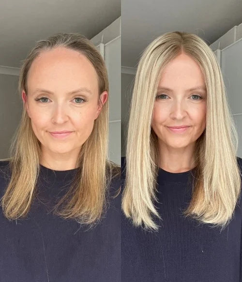 🔥 Final Hours —8.5” x 9” Ultra-Breathable Human Hair Topper | Low Density| Ponytail Friendly