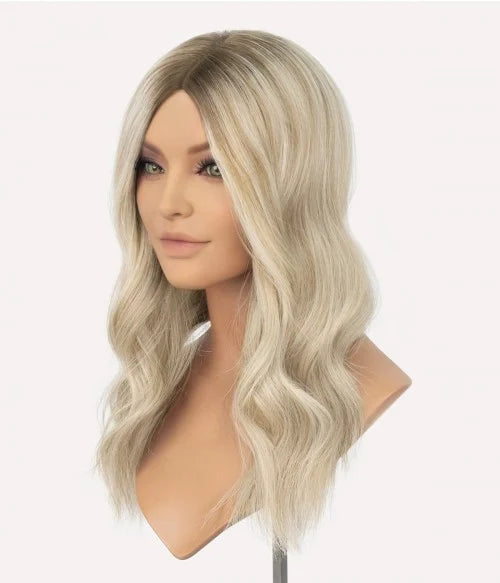 🔥 Final Hours —8.5” x 9” Ultra-Breathable Human Hair Topper | Low Density| Ponytail Friendly