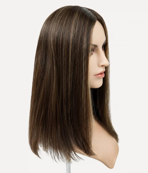 🔥 Final Hours —8.5” x 9” Ultra-Breathable Human Hair Topper | Low Density| Ponytail Friendly