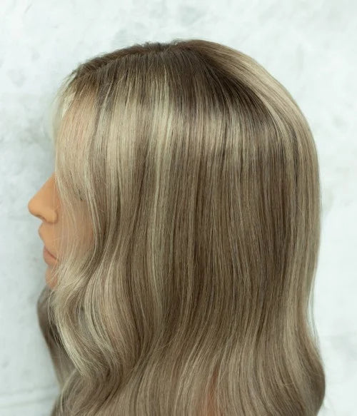 🔥 Final Hours —8.5” x 9” Ultra-Breathable Human Hair Topper | Low Density| Ponytail Friendly