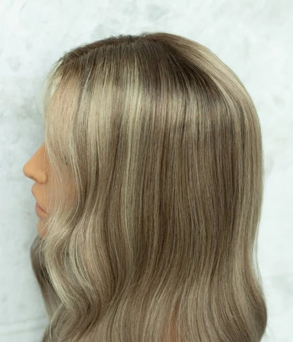 🔥 Final Hours —8.5” x 9” Ultra-Breathable Human Hair Topper | Low Density| Ponytail Friendly