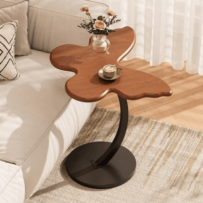 Multi-Purpose Metal Butterfly Bedside Table with Rounded Safe Corners (30cm)