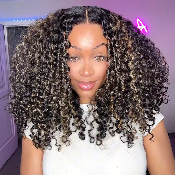 🔥 Limited-Time Sale | 4C Curly Edges Glueless  – 220% Density