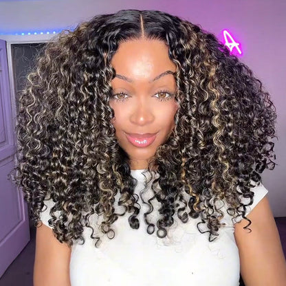 🔥 Limited-Time Sale | 4C Curly Edges Glueless  – 220% Density