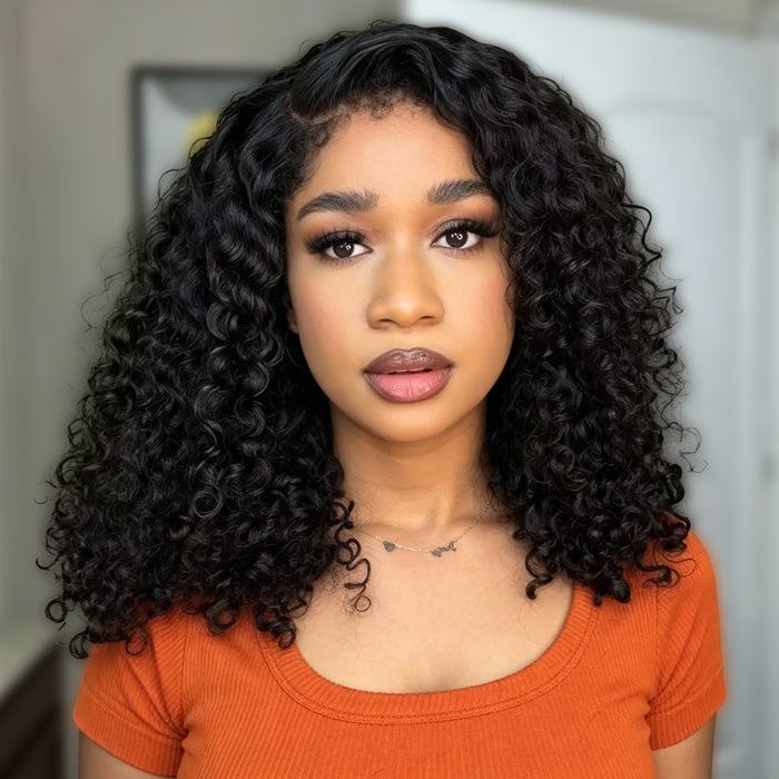 🔥 Limited-Time Sale | 4C Curly Edges Glueless  – 220% Density