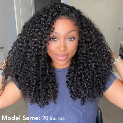🔥 Limited-Time Sale | 4C Curly Edges Glueless  – 220% Density