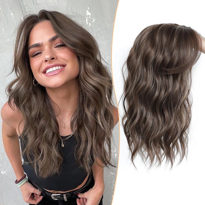 Final Hours –🌷2026 New Lightweight & Breathable Wavy Hair Topper