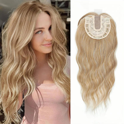 Final Hours –🌷2026 New Lightweight & Breathable Wavy Hair Topper