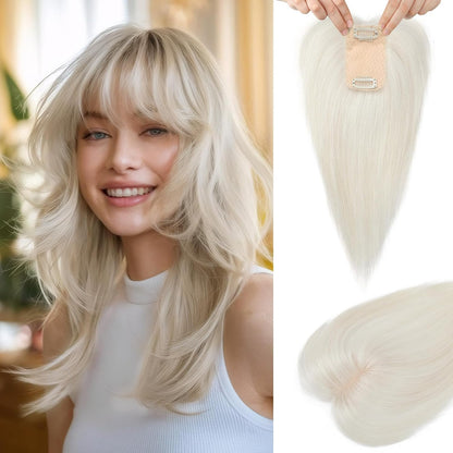 🔥 New Arrival: Bangs Hair Topper – Fuller-Looking Hair Without Salon Visits
