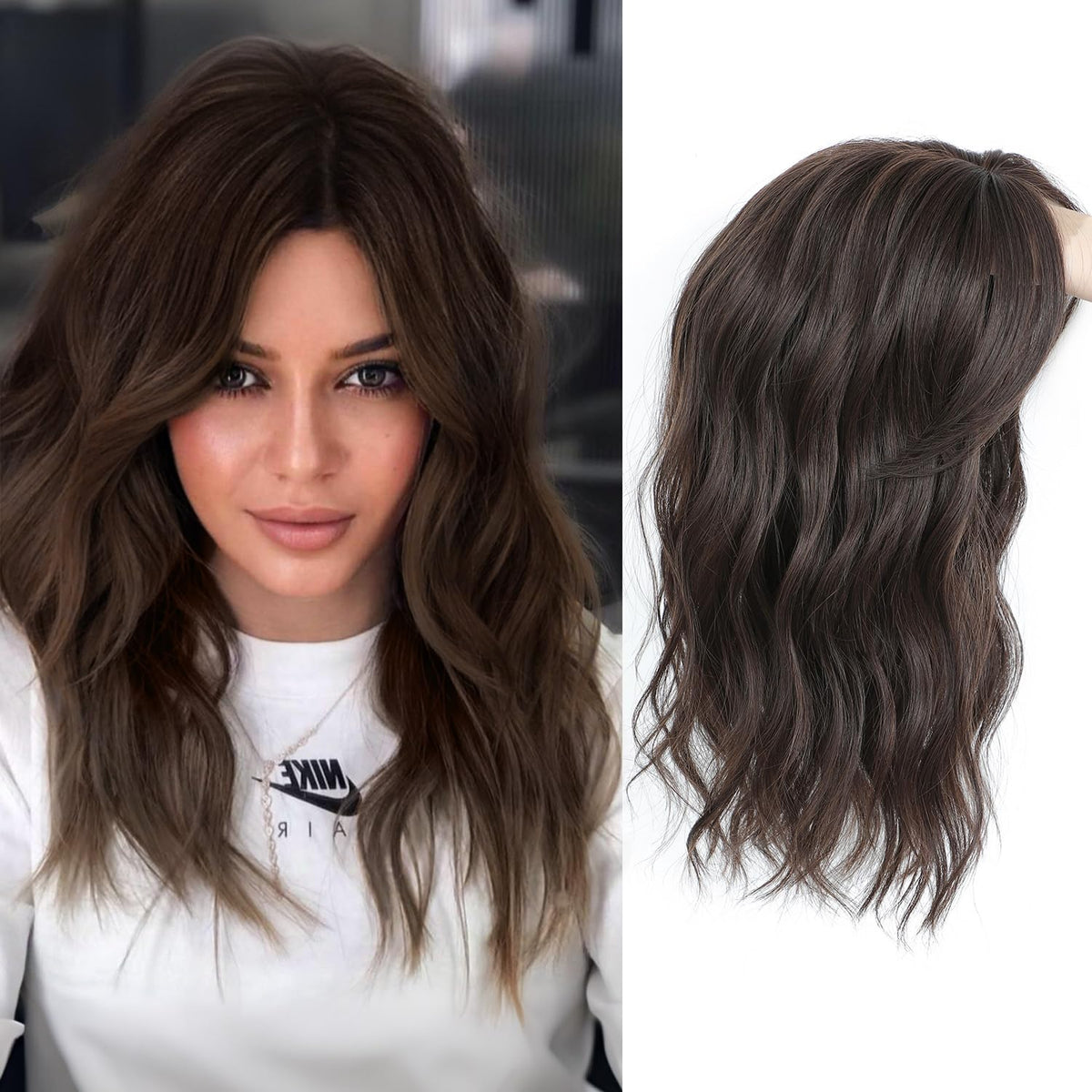 Premium Human Hair Topper – Natural Volume & Invisible Blend