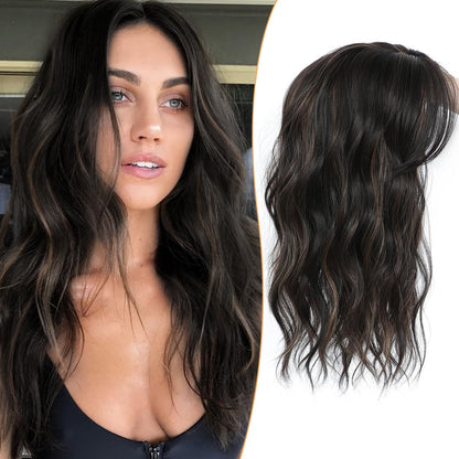 Premium Human Hair Topper – Natural Volume & Invisible Blend
