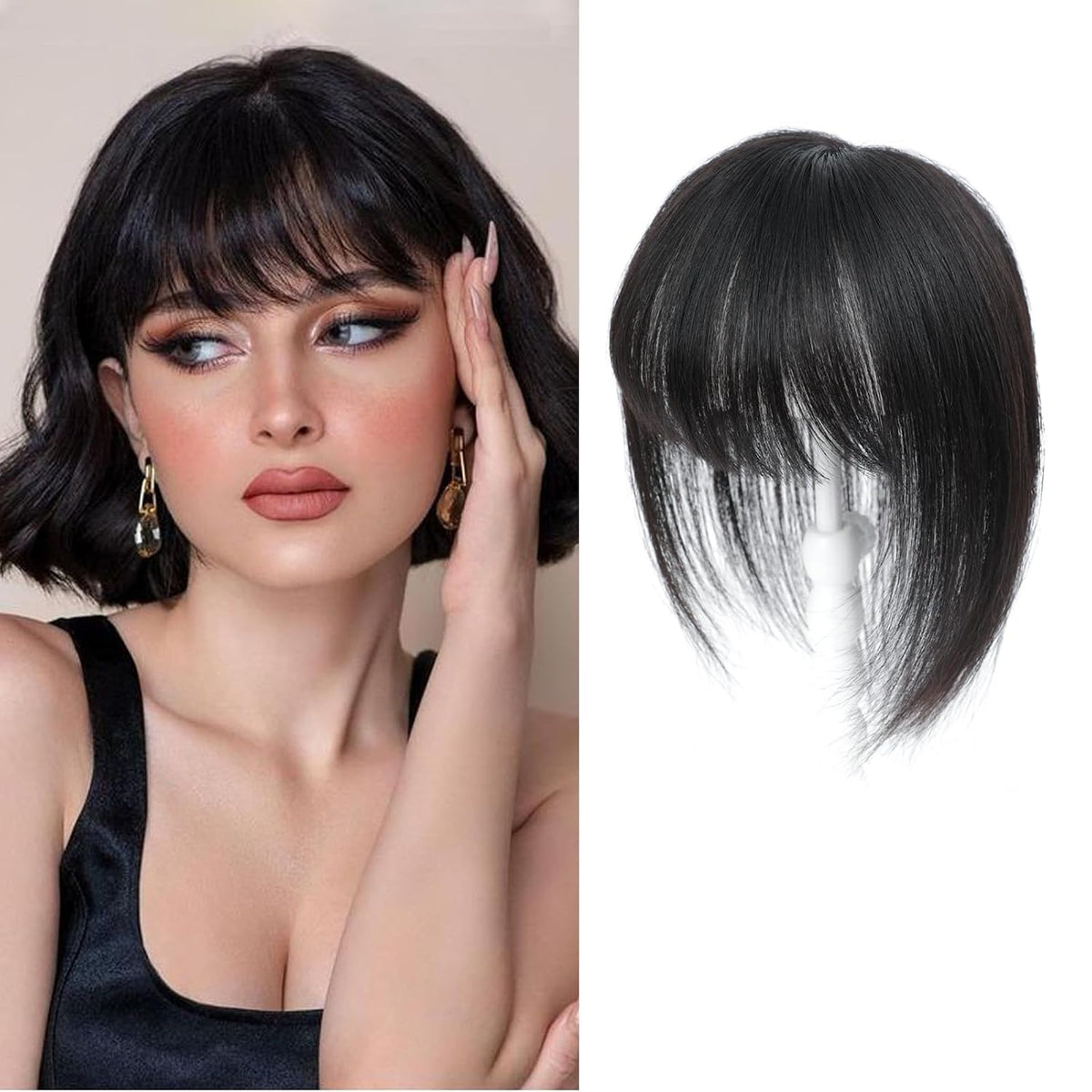 🔥 New Arrival: Bangs Hair Topper – Fuller-Looking Hair Without Salon Visits
