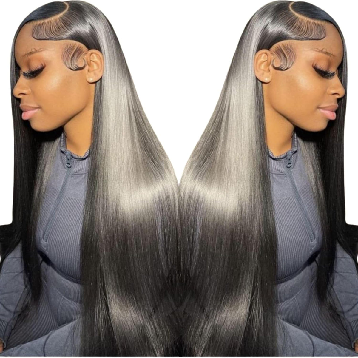 Final Hours – Up to 79% Off🌷💥Straight HD Transparent Lace Front Wigs Human Hair
