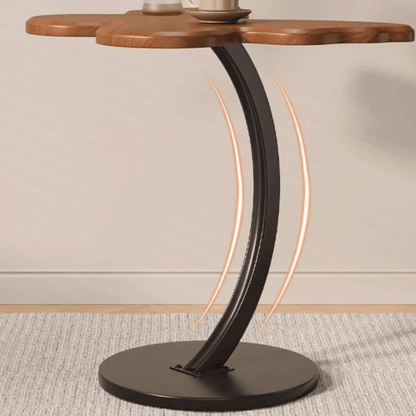 Multi-Purpose Metal Butterfly Bedside Table with Rounded Safe Corners (30cm)