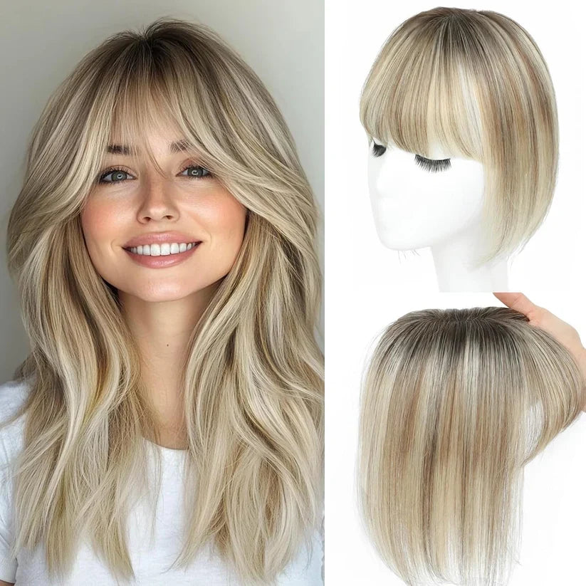 🔥 New Arrival: Bangs Hair Topper – Fuller-Looking Hair Without Salon Visits
