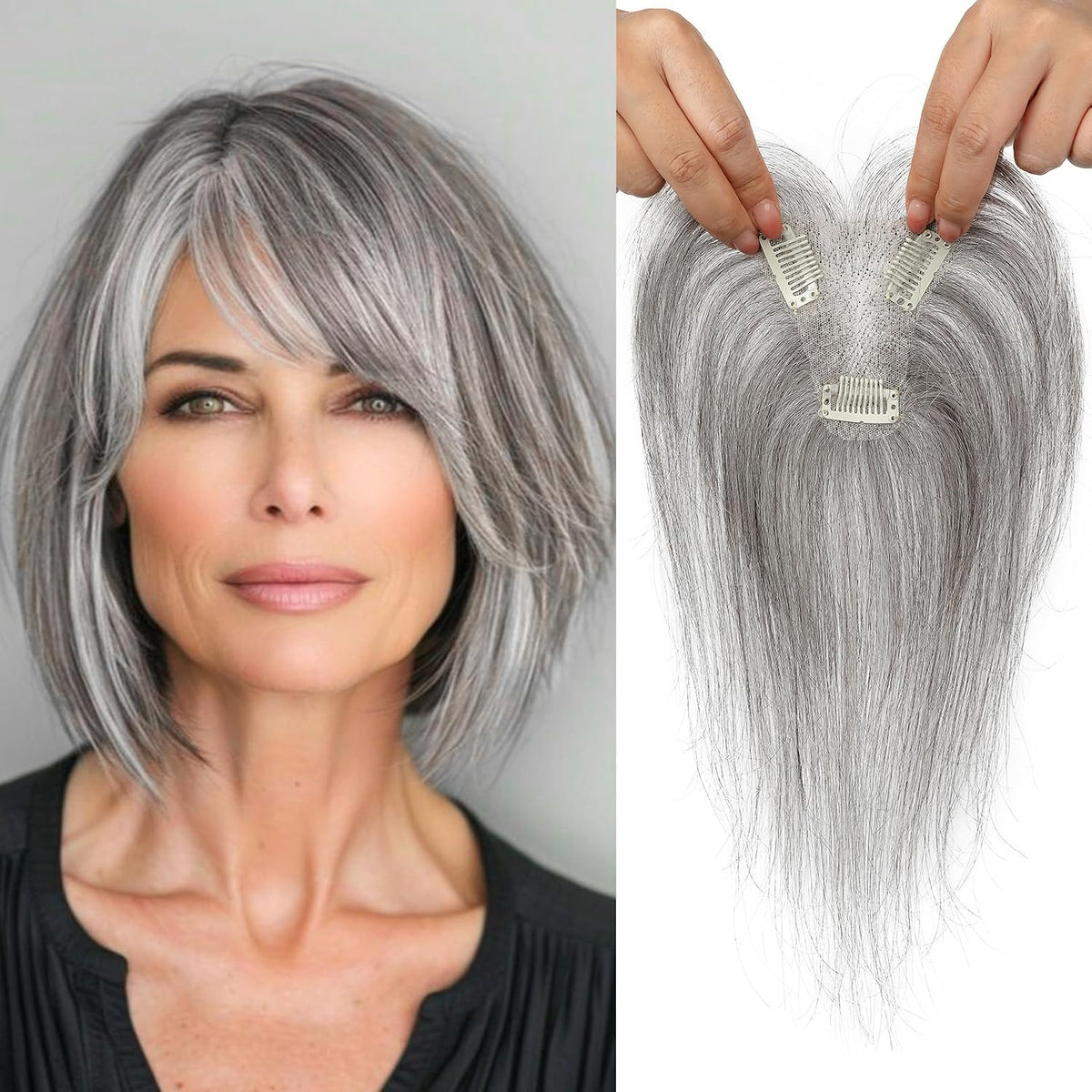 🔥 New Arrival: Bangs Hair Topper – Fuller-Looking Hair Without Salon Visits