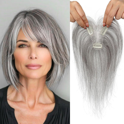 🔥 New Arrival: Bangs Hair Topper – Fuller-Looking Hair Without Salon Visits