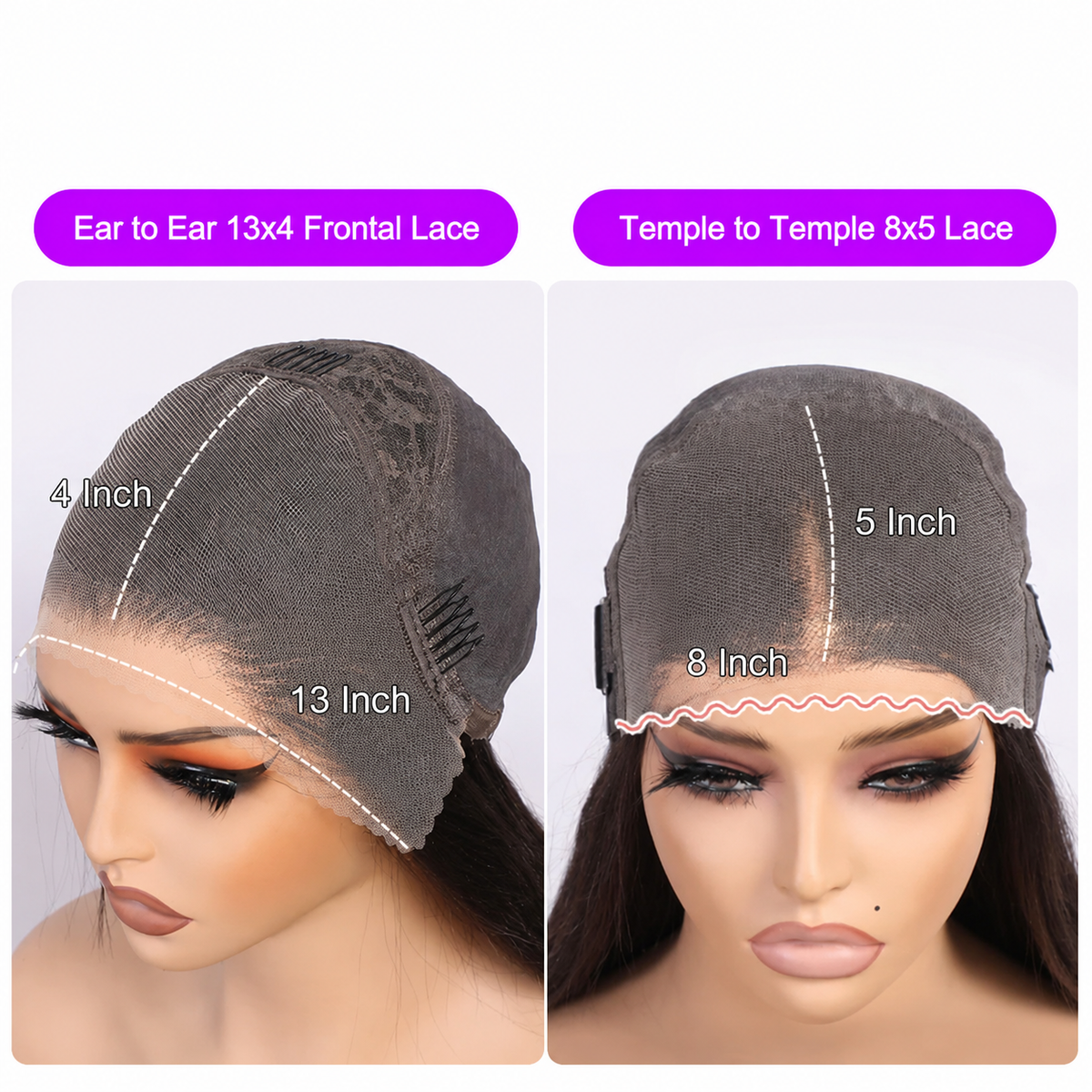 🔥 Limited-Time Sale | 4C Curly Edges Glueless  – 220% Density