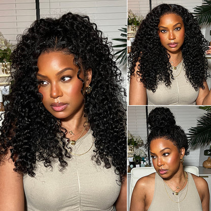 🔥 Limited-Time Sale | 4C Curly Edges Glueless  – 220% Density