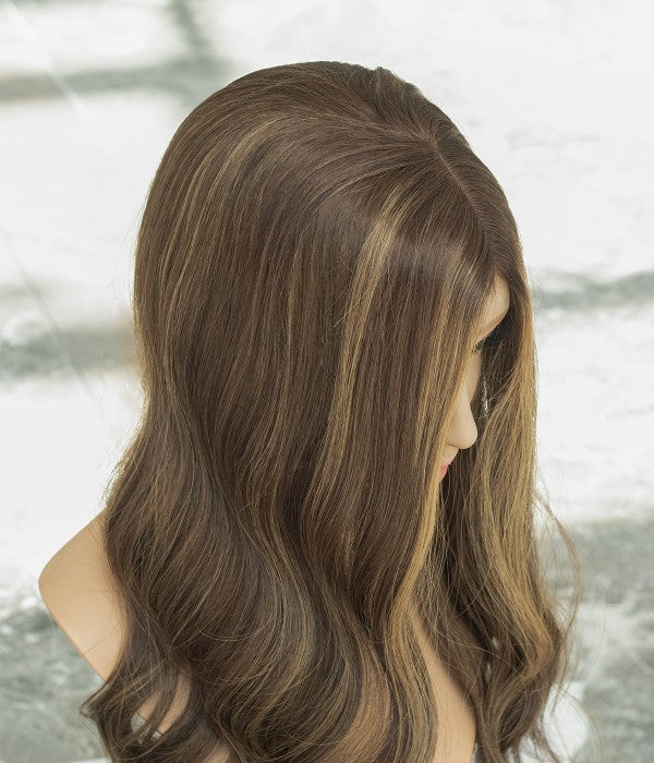 🔥 Final Hours —8.5” x 9” Ultra-Breathable Human Hair Topper | Low Density| Ponytail Friendly