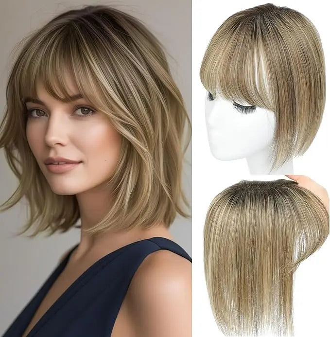 🔥 New Arrival: Bangs Hair Topper – Fuller-Looking Hair Without Salon Visits