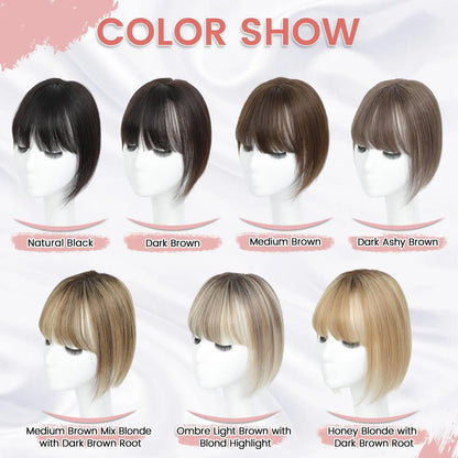 Natural Human Hair Topper – Invisible Volume & Seamless Blend