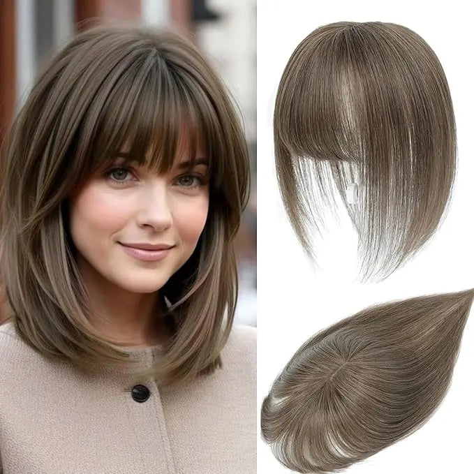 🔥 New Arrival: Bangs Hair Topper – Fuller-Looking Hair Without Salon Visits