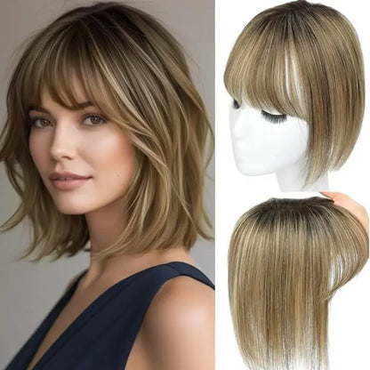 🔥 New Arrival: Bangs Hair Topper – Fuller-Looking Hair Without Salon Visits