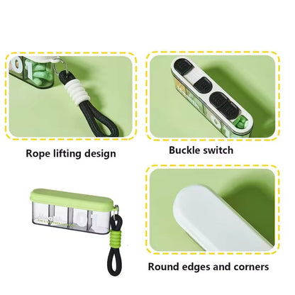 Stylish Portable Pill Box with 4 Compartments