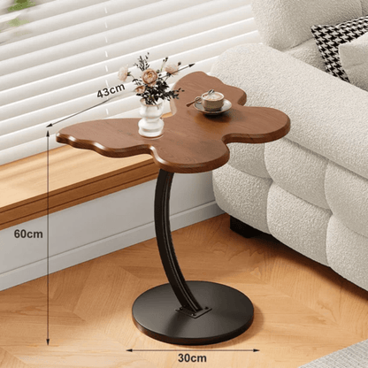 Multi-Purpose Metal Butterfly Bedside Table with Rounded Safe Corners (30cm)