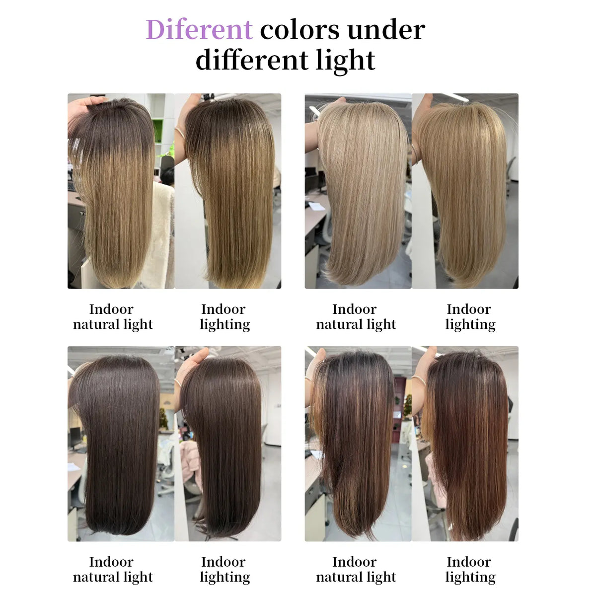 ☀️ Hot Weather? Try This Breathable Hair Solution-Natural-Looking Hair Topper for Women