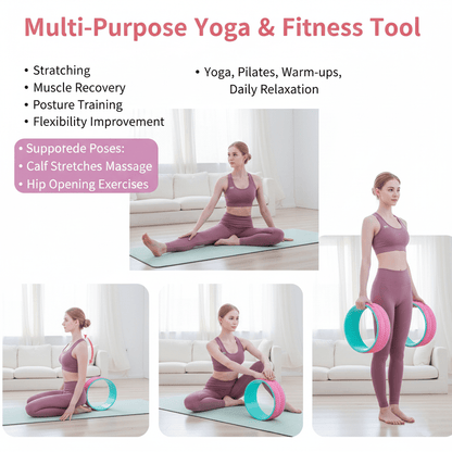 Full-Body Stretching Yoga Wheel Ring