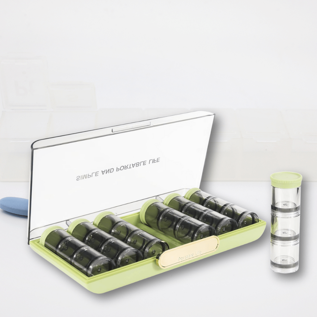 Multi-purpose Mini Container With Adjustable Dividers